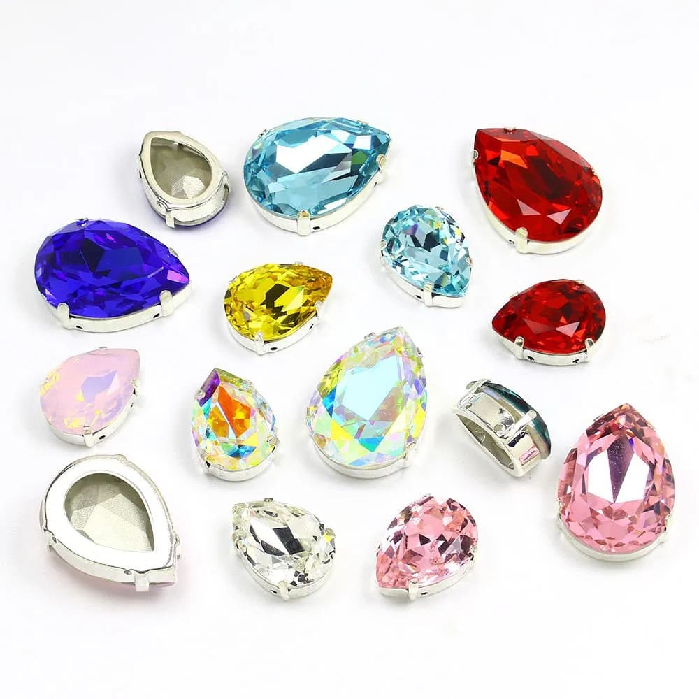 clothes decoration sparkling gemstones