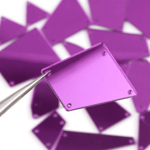 sparkling mirror stone for dress embellishment