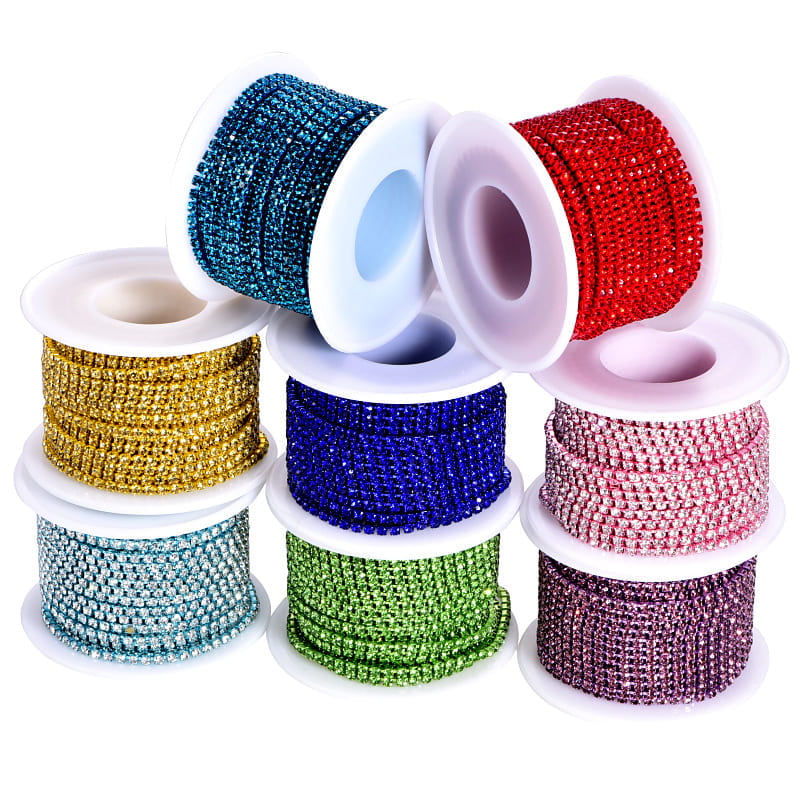 Base Coated Rhinestones Cup Chains