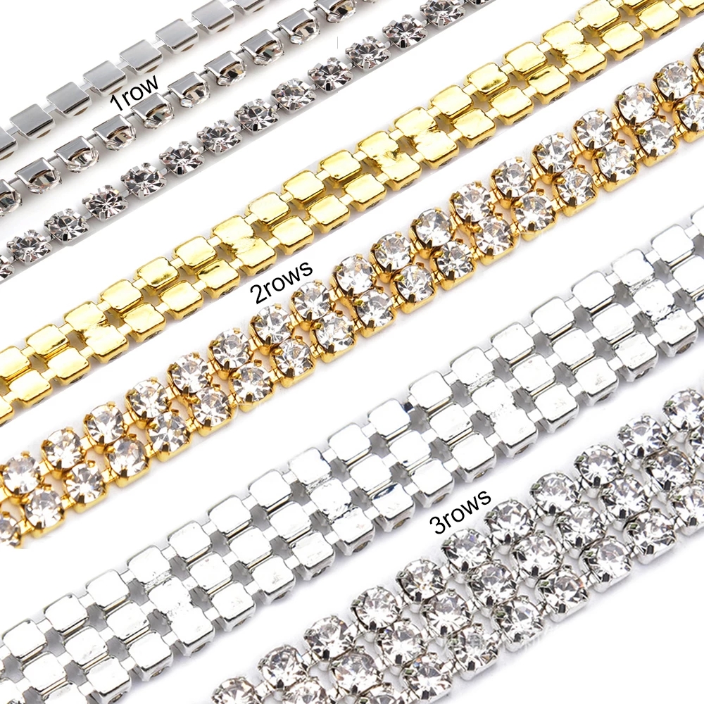 Rhinestone Cup Chain - Premium claw setting chains